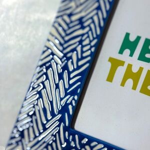 NWOT Tabitha Brown for Target 4"x6" Ceramic Silk Screen Picture Frame